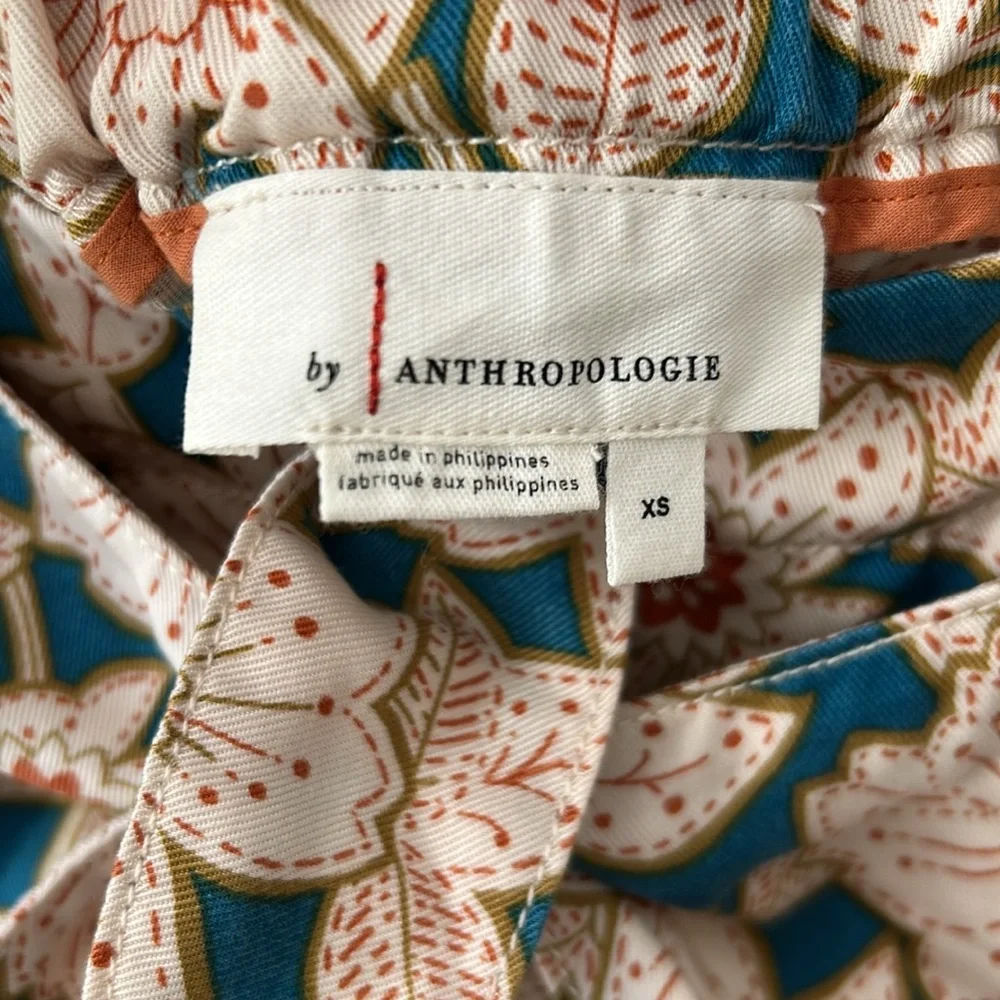 Anthropologie Georgina Floral Wrap Skirted Shorts Size XS
